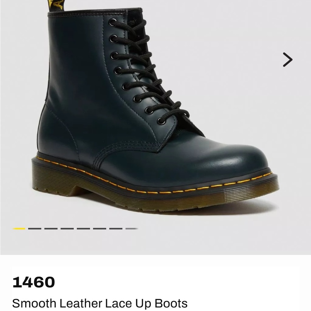 Dr. Martens 1460 Smooth Leather Boots - Dark Blue